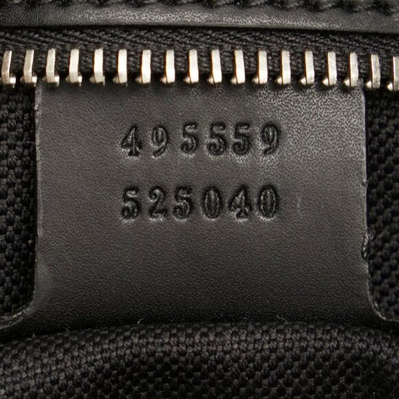 GUCCI Black Leather Tote Bag - Picture 8 of 9